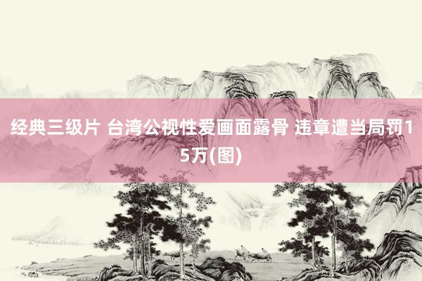 经典三级片 台湾公视性爱画面露骨 违章遭当局罚15万(图)