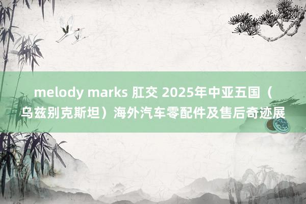 melody marks 肛交 2025年中亚五国（乌兹别克斯坦）海外汽车零配件及售后奇迹展